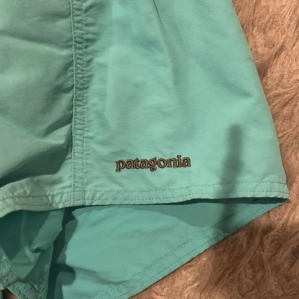 Patagonia men’s teal and gray men’s nylon swimming ‎ trunks